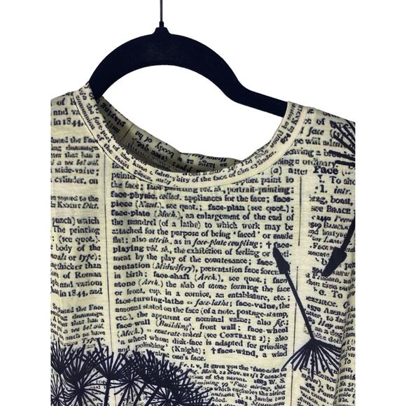 Women’s casual flower print tshirt size Large - Picture 2 of 4